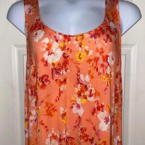 Dress Floral Super Soft High Low Maxi
